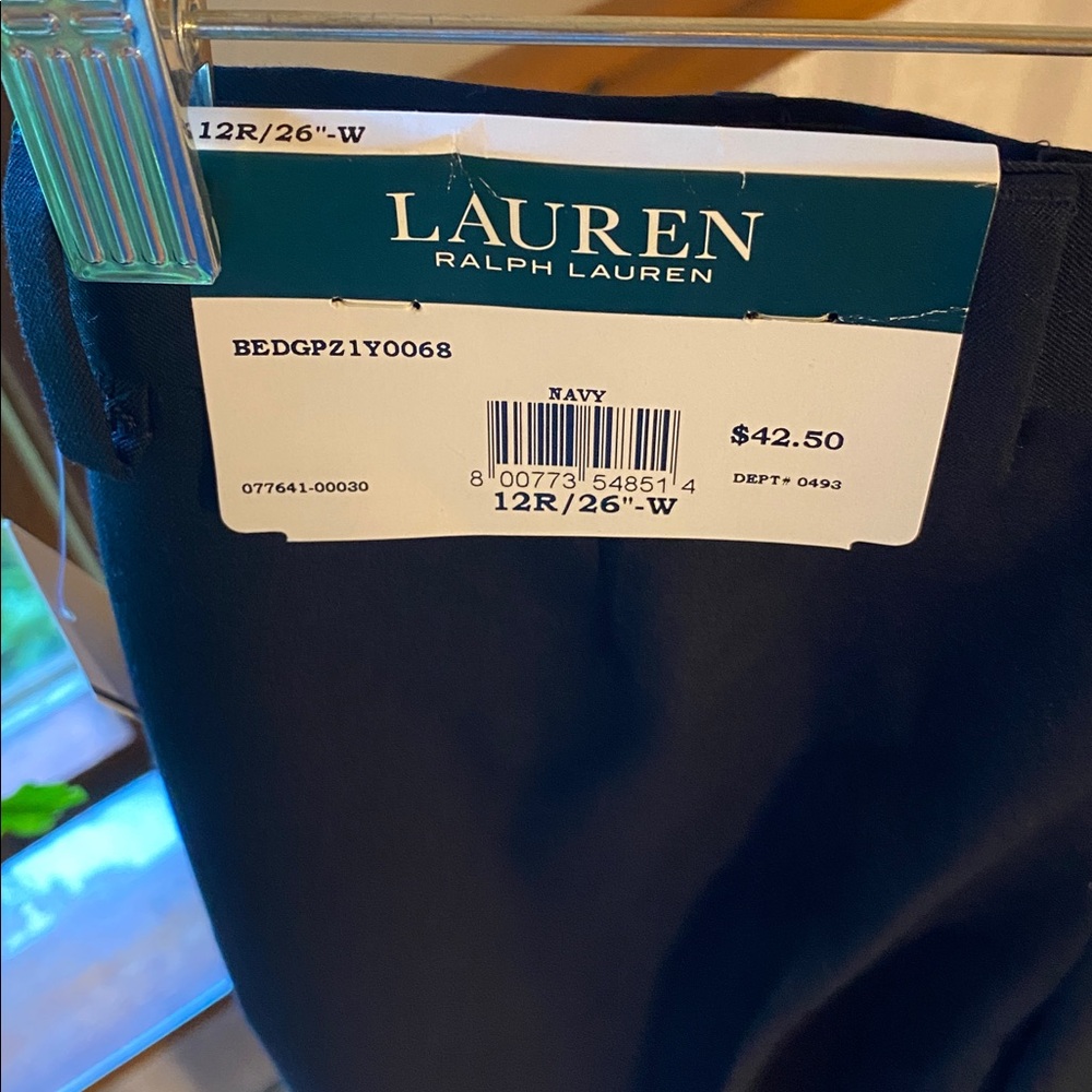 Ralph Lauren Classic Navy  Dress Pants/Young Men - Picture 4 of 5